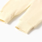 Комплект для девочки (лонгслив и брюки) MINAKU, рост 62-68 см, айвори - фото 27358732