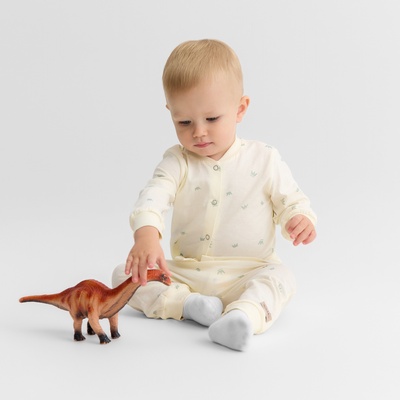 Кофточка детская MINAKU, рост 80-86 см, молочная