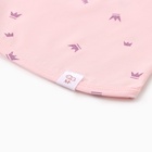 Комплект детский (майка и шорты) MINAKU, рост 62-68 см, розовый - фото 27358840