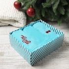 Полотенца махровые «Этель» Cherry, 3 шт., 30×60 см, хлопок 100%, голубые - Фото 3