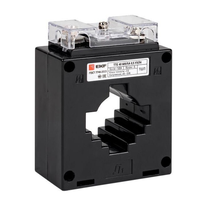 Трансформатор тока ТТЕ 40 600/5А кл. точн. 0.5 PROxima EKF tte-40-600/tc-40-600-0.5 - Фото 1