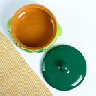 Горшочек для запекания Борисовская керамика «Классика», 700 мл, 15×9 см, зелёный - Фото 2