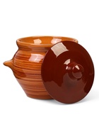 Горшочек для запекания Борисовская керамика «Тигровая», 500 мл, 10×10.5 см, оранжевый - Фото 2