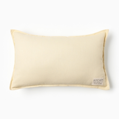 Подушка Этель, 30×50+1 см, молочная, 100% хлопок