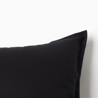 Подушка декоративная «Этель», 30×50 ±1 см, 100% хлопок, чёрная - Фото 2