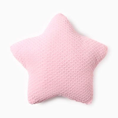 Подушка декоративная «Этель. Звезда», d=44 см, розовая