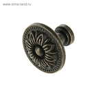 Ручка кнопка ТУНДРА VINTAGE 004, цвет бронза, 8 шт. TMP - Фото 1