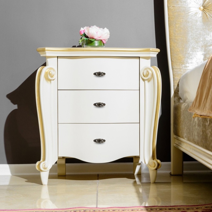 Ручка-кнопка ТУНДРА PK039AB, цвет бронза, 8 шт.