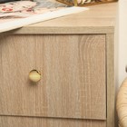 Ручка кнопка LIGHT PK036GP (MD112GP), цвет золото, 8 шт TMP - фото 31969956