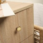 Ручка кнопка LIGHT PK036GP (MD112GP), цвет золото, 8 шт TMP - фото 31969957