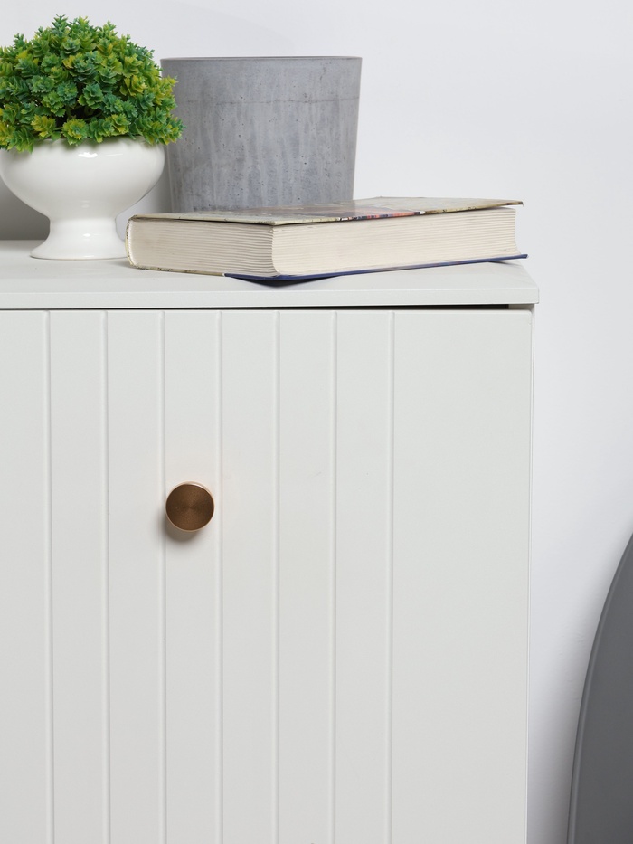 Ручка-кнопка CAPPIO PK325, d=30 мм, цвет золото, 8 шт.