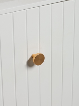 Ручка-кнопка CAPPIO PK325, d=30 мм, цвет золото, 8 шт.