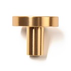 Ручка-кнопка CAPPIO PK325, d=30 мм, цвет золото, 8 шт. - фото 808589522