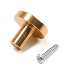 Ручка-кнопка CAPPIO PK325, d=30 мм, цвет золото, 8 шт. - фото 808589524