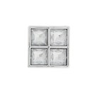 Ручка-кнопка CAPPIO, 27х27 мм, цвет хром, 8 шт. - фото 808589526