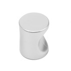 Ручка-кнопка CAPPIO РК102, d=18 мм, пластик, цвет матовый хром, 8 шт. - фото 808589537