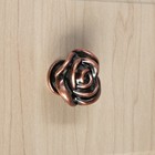 Ручка-кнопка CAPPIO Rose 01, цвет медь, 8 шт. - фото 808832804
