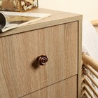 Ручка-кнопка CAPPIO Rose 01, цвет медь, 8 шт. - фото 808832807