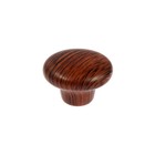 Ручка-кнопка CAPPIO, d=33 мм, пластик, цвет дерево, 8 шт. - фото 809663857
