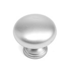 Ручка-кнопка CAPPIO РК120, d=32 мм, пластик, цвет матовый хром, 8 шт. - фото 31969997