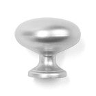 Ручка-кнопка CAPPIO РК120, d=32 мм, пластик, цвет матовый хром, 8 шт. - фото 31969999
