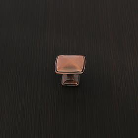 Ручка кнопка ТУНДРА РК112AC (MK112AC), медь, 8 шт.