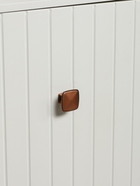 Ручка кнопка ТУНДРА РК112AC (MK112AC), медь, 8 шт
