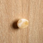 Ручка-кнопка CAPPIO, d=33 мм, акрил, цвет карамельный, 8 шт. - фото 31970068