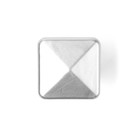 Ручка-кнопка CAPPIO РК035, пластик, цвет матовый хром, 8 шт. - фото 31970108