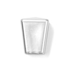 Ручка-кнопка CAPPIO РК035, пластик, цвет матовый хром, 8 шт. - фото 31970109