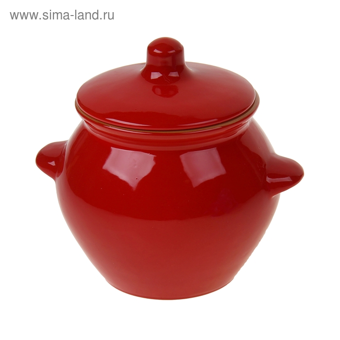 Горшок керамический для запекания 900 мл №8 КРС00000353 - Фото 1