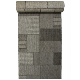 Ковровая дорожка Merinos Kair S139, размер 120х2500 см, дизайн gray 10796295