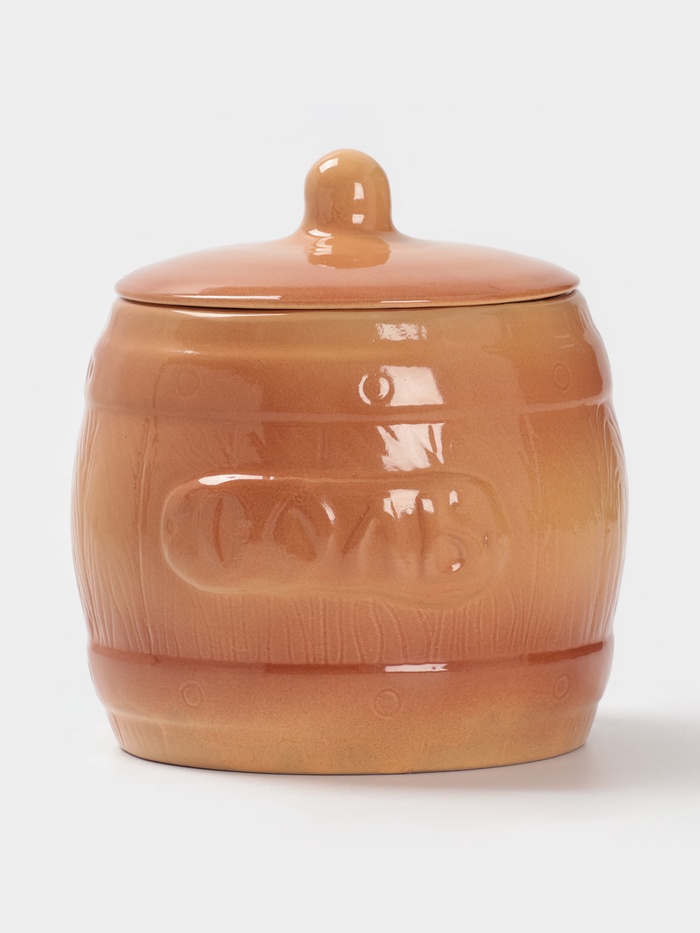 Бочонок для соли Борисовская керамика «Классика», 1.2 л, бежевый - Фото 1