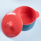 Кастрюля керамическая №1 радуга 2 л - Фото 4