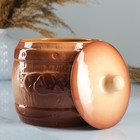 Бочонок для сахара Борисовская керамика «Классика», 2 л, бежевый - Фото 2