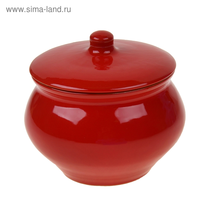 Горшок керамический для запекания 1.3 л №10 КРС00000335 - Фото 1