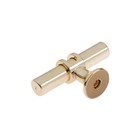 Ручка-кнопка CAPPIO, d=12 мм, пластик, цвет золото, 8 шт. - фото 31970124