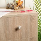 Ручка-кнопка РК201, белая, с золотой вставкой, 8 шт - фото 31970137