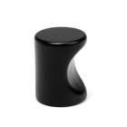 Ручка-кнопка CAPPIO РК102, d=18 мм, пластик, цвет черный, 8 шт. - фото 31970181