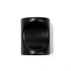 Ручка-кнопка CAPPIO РК102, d=18 мм, пластик, цвет черный, 8 шт. - фото 31970185