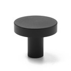 Ручка-кнопка CAPPIO PK325, d=30 мм, цвет черный, 8 шт. - фото 808832812