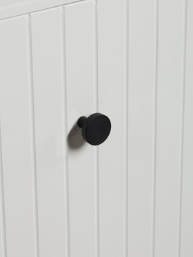 Ручка-кнопка CAPPIO PK325, d=30 мм, цвет черный, 8 шт.