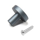 Ручка-кнопка CAPPIO PK325, d=30 мм, цвет графит, 8 шт. - фото 808589788