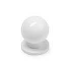 Ручка-кнопка CAPPIO RK146, d=25 мм, цвет белый, 8 шт. - фото 808589796