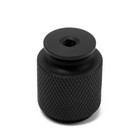 Ручка-кнопка CAPPIO PK327, d=20 мм, цвет черный, 8 шт. - фото 322377081
