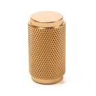 Ручка-кнопка CAPPIO PK331, d=28 мм, цвет золото, 8 шт. - фото 31970251