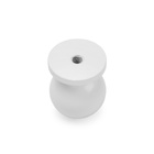 Ручка-кнопка CAPPIO RK146, d=20 мм, белая, 8 шт. - фото 809663902