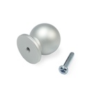 Ручка-кнопка CAPPIO RK146, d=25 мм, цвет матовый хром, 8 шт. - фото 31970262