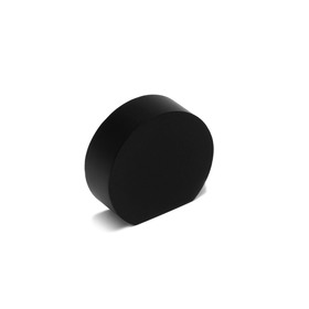 Ручка-кнопка CAPPIO RK147, d=26 мм, цвет черный, 8 шт.