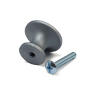 Ручка-кнопка CAPPIO RK148, d=24 мм, цвет графит, 8 шт. - фото 808589846